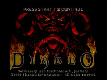 Diablo (US) screen shot title